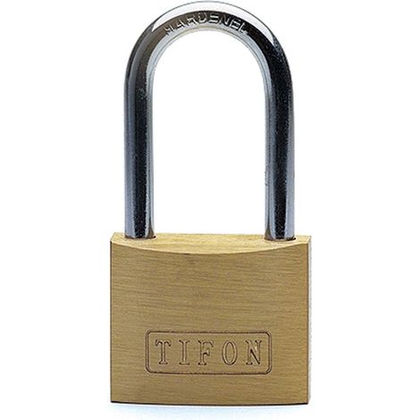 Candado Seguridad 40Mm Arco Largo Laton Tifon Ifam