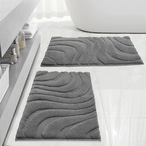 Tapis de Bain Gris 50x80 cm (1/5)