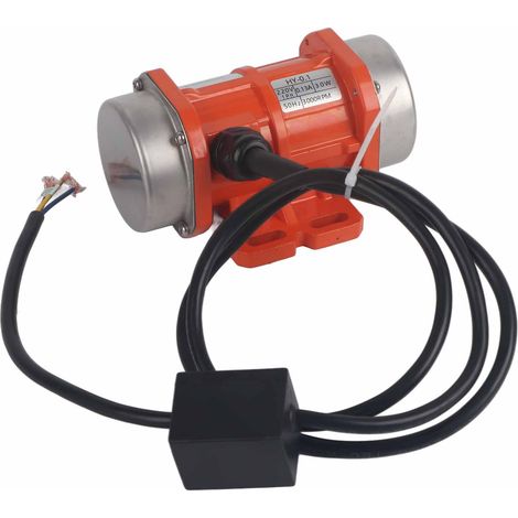 Moteur vibrant réglable 220V 3000 tr/min monophasé asynchrone étanche IP66 aluminium (1/5)