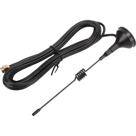 Antenne radio omnidirectionnelle à gain élevé 5 dBi 423-443 MHz avec base magnétique pour module LoRa, alarme de sécurité et maison connectée. (1/5)