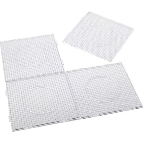 Un ensemble de 4 grands panneaux transparents perforés (5 mm) (1/5)