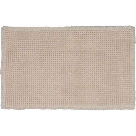 Tappeto waffle 80x50cm beige - 5five