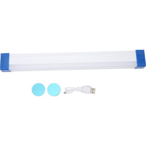 Tube LED d'urgence avec lampes à économie d'énergie, recharge USB et détecteur de mouvement pour étalage de marché nocturne et escalier (1/5)