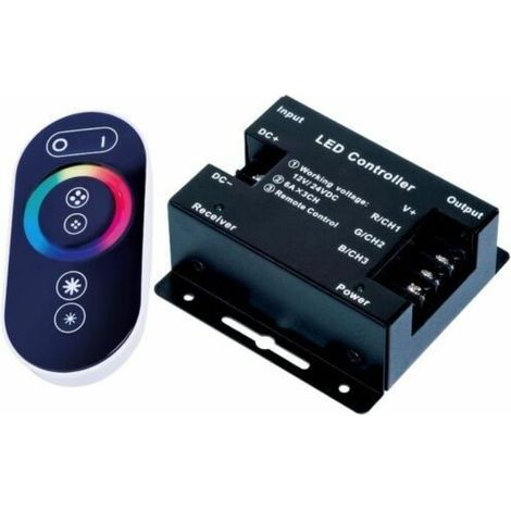 LED CONTROLLER TOUCH TELECOMANDO CENTRALINA X STRISCIA RGB 12V/24V STRIP (1/2)