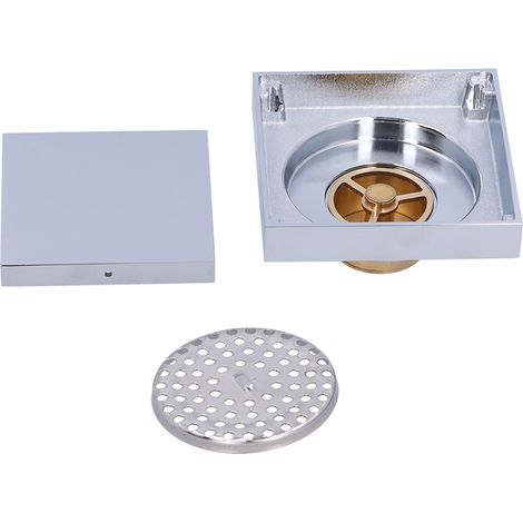 Siphon de sol en cuivre galvanisé, crépine pour cuisine, salle de bain, balcon (1/5)