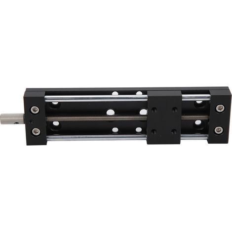 Table coulissante à glissière en queue d'aronde SP40A-DB95, platine linéaire avec poignée rotative à engrenage, guide de précision, pour usage professionnel, mouvement fluide et stable. (1/5)