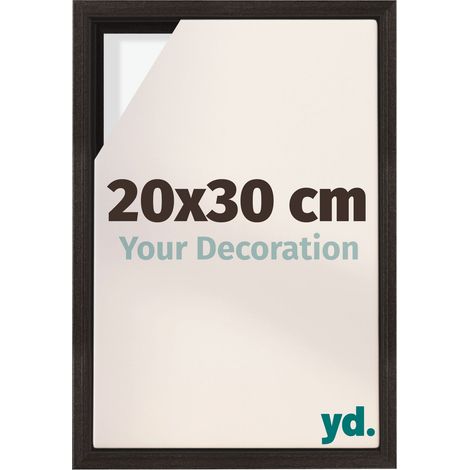 Your Decoration - Cadre flottant  - Chene Fonce - Cadre en caisse américaine pour toile sur chassis - MDF - Lyon (1/5)