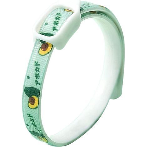 Collier pour Chien avec Protection des Plantes, Huile Naturelle Herbacée Naturelle Réglable Imperméable Imprimé Anti Puces pour Chiens Chats Chiots Répulsif Animaux Efficace Vert M (1/5)