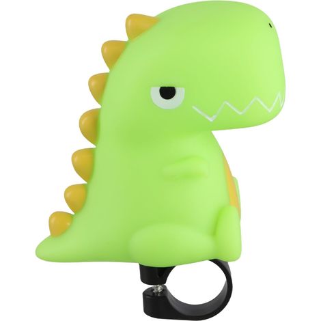 Timbre para bicicleta infantil, bocina de bicicleta adorable, bocina de bicicleta con forma de dinosaurio para niños, bocina para patinete infantil, unisex para jóvenes. (1/5)