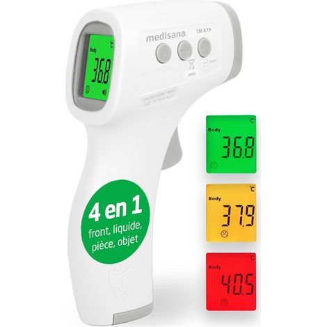 thermomètre infrarouge sans contact Medisana TM A79, thermomètre frontal sans contact pour adultes, enfants et esthéticiennes (1/5)