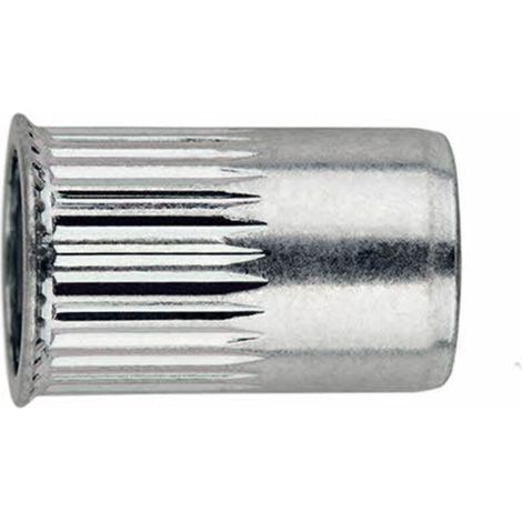 Écrou à sertir Tête reduite - Zingué M5 x 11 - Boite de 500 - Écrou à sertir Tête reduite - Zingué M5 x 11 - Boite de 500 (1/2)