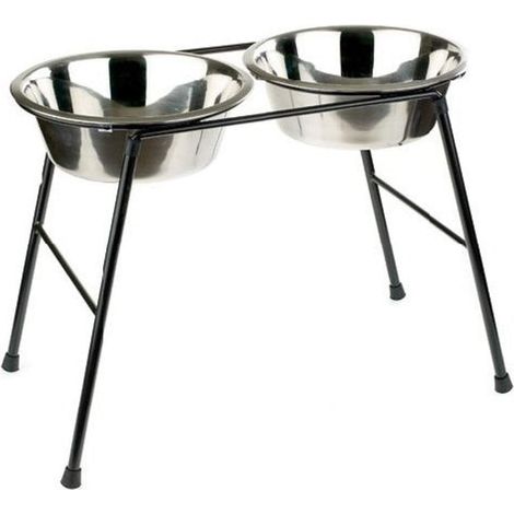 Caldex Doppio Alimentatore ad Alta Stand con Piatti, 370 mm / 2500 ml (1/2)