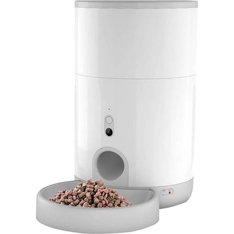 PETONEER NUTRI VISION MINI HD DISTRIBUTEUR AUTOMATIQUE APP/WIFI CROQUETTES CHIEN CHAT AVEC CAMÉRA HD DISPENSER BOL MANGATOIE (PN-110024-01)
