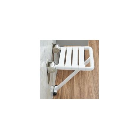 Siège de Douche Rabattable Mural, Chaise De Douche Pliante AntidéRapante avec Accoudoir, Siège De Douche avec Pieds Rabattables,Tabouret De Douche Antidérapant pour Handicapées, 200 kg