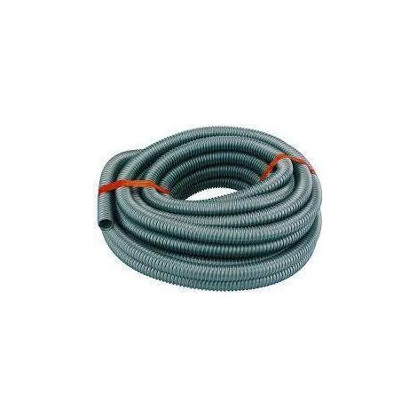 Flessibile armato PVC grigio diametro 40 mm, al metro.