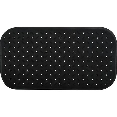 Tapis Fond de baignoire antidérapant Caoutchouc CLASS 36x76cm Noir MSV