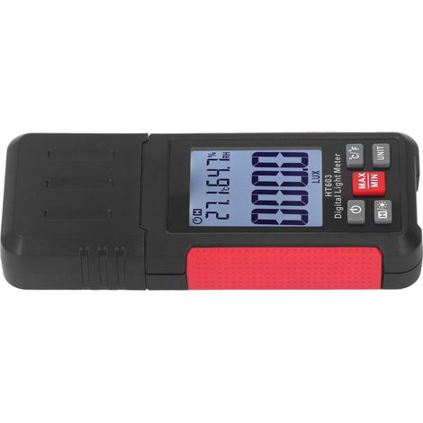 Digitales Beleuchtungsstärkemessgerät 200000LX – Stromsparendes, handliches digitales LX-Messgerät zur Messung (1/5)