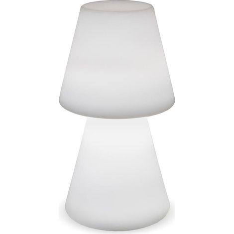 LOLA 20 cm Tischleuchte mit wiederaufladbaren Batterien. LED-Licht RGB. Hergestellt in Spanien. (1/5)