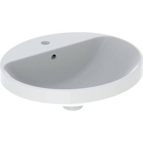Geberit VariForm lavabo encastré ovale, 500x450mm, avec trou pour (1/2)