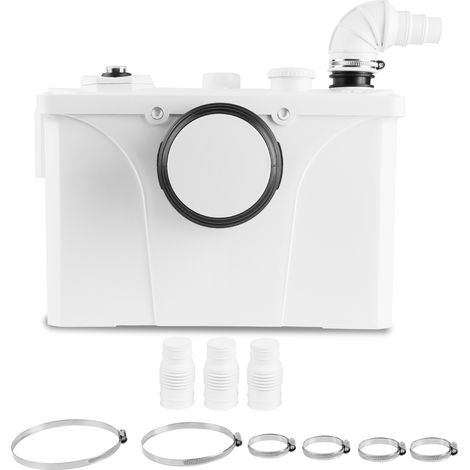 Jiubiaz Hebeanlage Fäkalienpumpe 700W Haushaltspumpe Schmutzwasserpumpe Fäkalienhebeanlage für WC, Waschbecken, Dusche