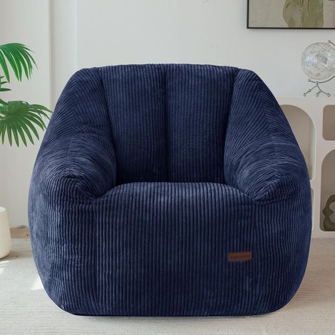 Pouf Canapé-Pouf avec Rembourrage, Fauteuil Confortable pour Le Salon, Idéal pour Adultes et Enfants, Canapé de Sol Rembourré pour la Chambre, Le Dortoir ou la Lecture (1/5)