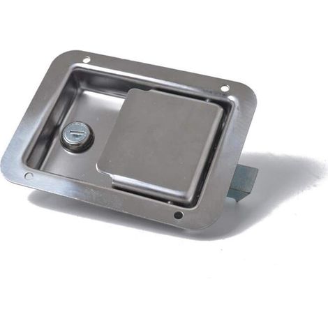 Serrure Antivol en Acier Inoxydable pour Remorque, Caravane, Camion, Camping-Car, Voiture (1/5)