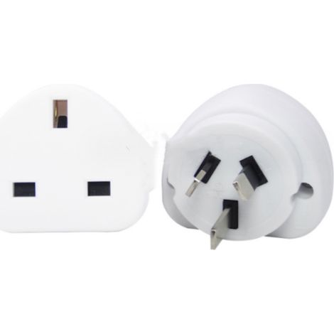 Convertisseur universel -Adaptateur de voyage Australie-Royaume-Uni, blanc - Multi-usage