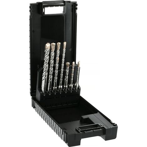 Coffret de 7 forets à béton THOR SDS Plus à 2 taillants - HANGER - 155700 (1/4)