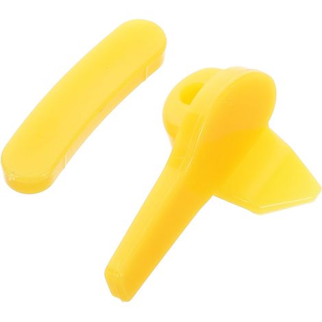 2pcs Têtes de Démonte-pneus en Plastique Jaune, Protège-jante Pratique pour Machine à Pneus, Accessoire pour Montage et Démontage de Pneus (1/5)