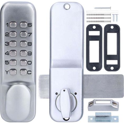 Mechanical Combination Lock Anti-Theft Code Lock for Glass Door Wood Office Two-Way (1/4)