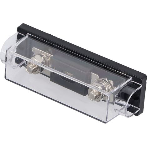 Lot de 6 fusibles ANL avec porte-fusibles (60 A, 80 A, 100 A, 150 A, 250 A, 300 A) pour autoradio, bateau ou système audio stéréo. (1/5)