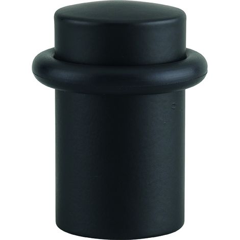 Fermaporta da pavimento Ø 25 mm, altezza 42 mm, nero – THIRARD (1/3)