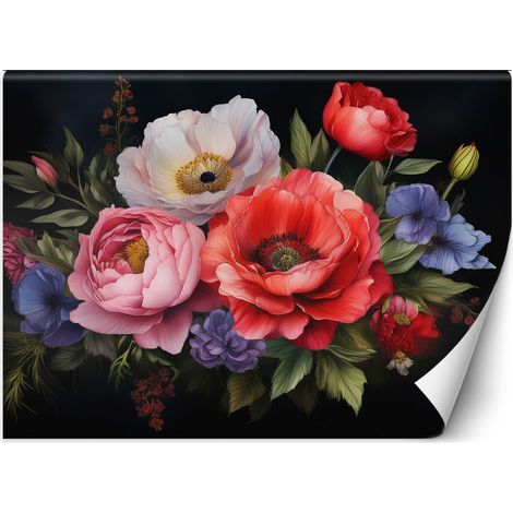 Fototapete Blumenstrauß Farbig 100x70 cm (1/5)