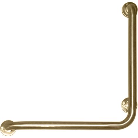 Presto Barra de apoyo ángulo inox oro cepillado (1/2)