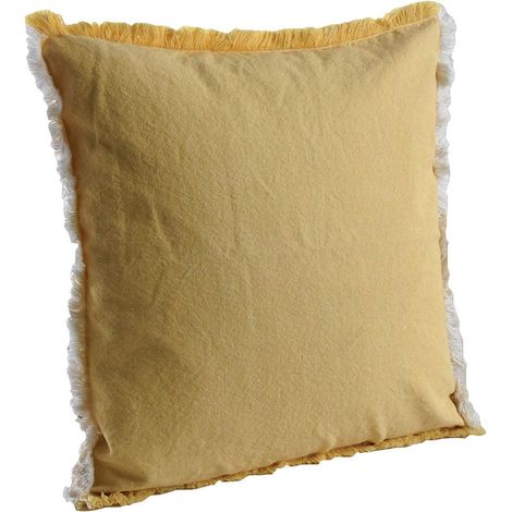 Coussin en coton avec franges (1/2)