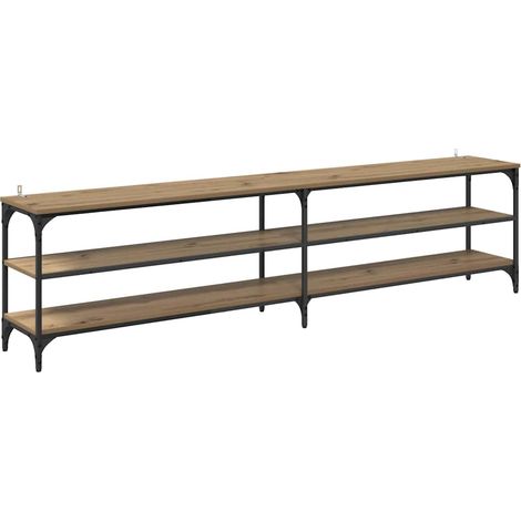 Meuble TV,Banc Tv Moderne,Meuble De Rangement Chêne artisanal 200 x 30 x 50 cm CFW99358 (1/5)