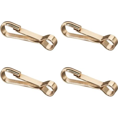 Cyclingcolors – Lot de 4 crochets en acier galvanisé Ø9mm – Attache rapide avec œillet – Charge maximale 50kg – Pour cordes et câbles
