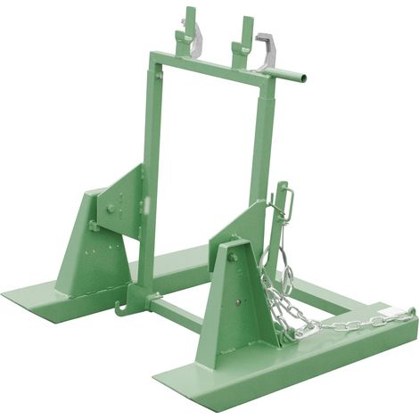 Bauer Mülltonnen-Kipper MK 240 mit Gabelzinkenaufnahme, 1x240l, Resedagrün