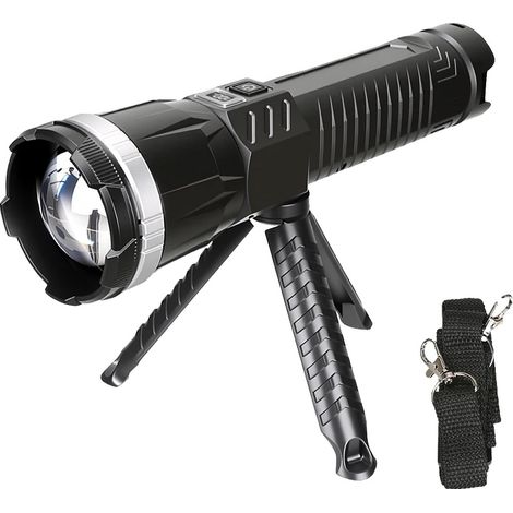 Torcia elettrica, potente LED, design impermeabile, ultra luminosa (1/2)