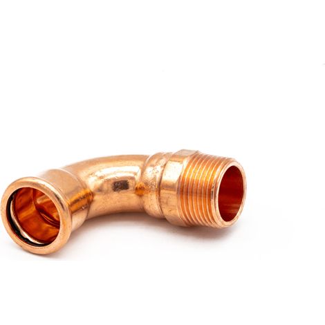 PrimaPress 28mm x 1" MI Copper 90° Elbow Pipe Fitting (1/3)