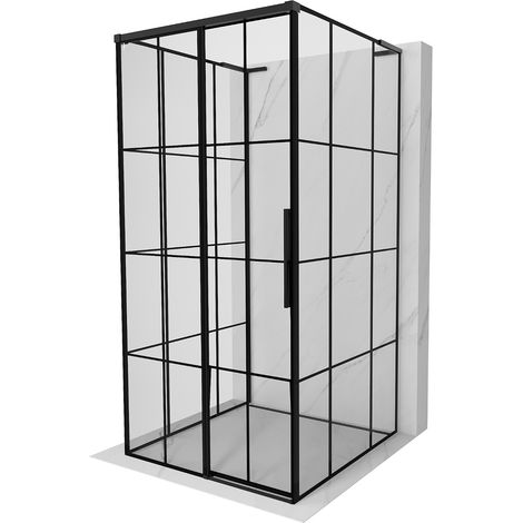 Mexen Rox cabine de douche à 3 parois coulissante 90 x 70 cm, transparent, chrome - 8C2-090-070-01-00-3S (1/3)