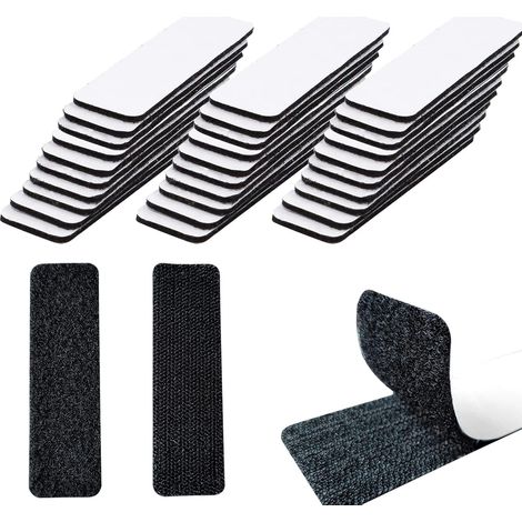 Lot de 30 bandes adhésives double face, support de montage ultra-résistant, bandes auto-adhésives et imperméables (1/5)