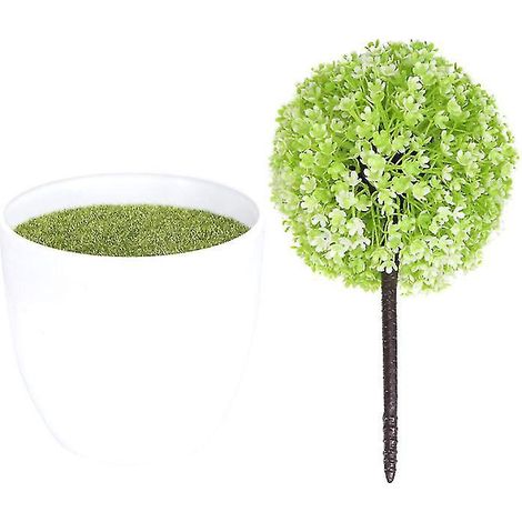 1 boule de fleurs en plastique