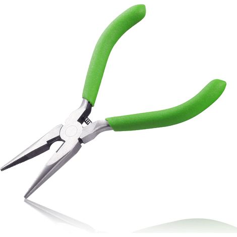 Pince à bec long et fin avec pince coupante pour fil et chaîne de dents, pince à nez, pince à bijoux, outil de réparation de bijoux, mini outils de bricolage (1/5)