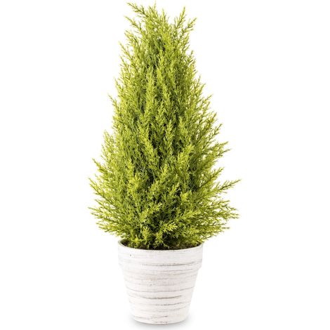 Albero di Natale artificiale verde, grigio 55x24x24 (1/5)