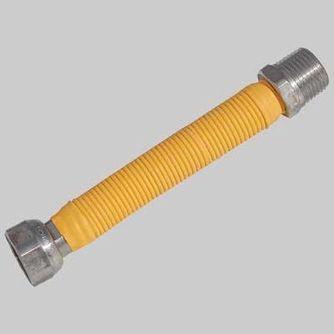FLESSIBILE INOX RIVESTITO PER GAS MF - 1/2 300 - 600 mm