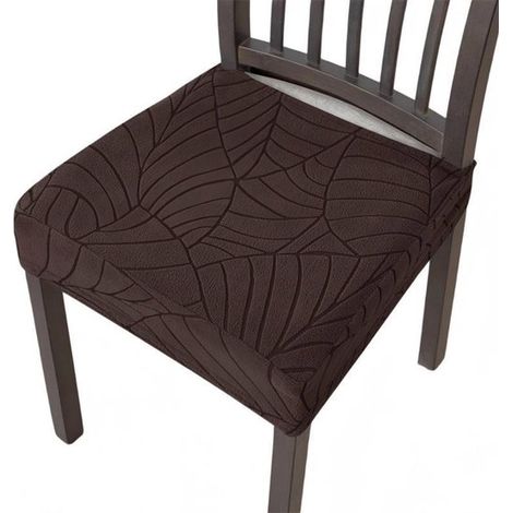 Stuhlhussen 4 teiliges Set für Stuhlmaße: Länge 40 48 cm, Breite 40 48 cm, Höhe 7 10 cm Abnehmbare Esszimmerstuhlhussen Staubdicht Schutzhüllen f (1/5)