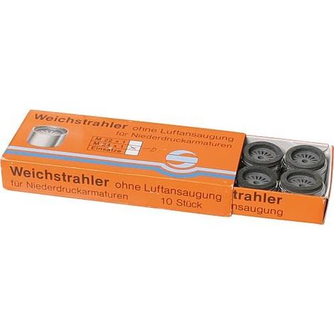 Regulateur jet doux basse pression mâle M24x1 avec joint caoutchouc avec couronne (1/2)