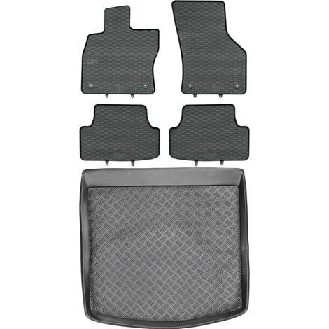 Juego de alfombrillas de goma para coche y maletero para Seat Leon III ST Kombi (2012-2020). (1/5)