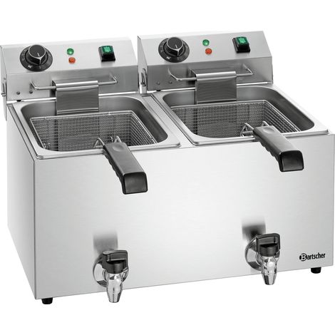 Friteuse Professionnelle Snack IV Plus - 2 x 5,5 Litres - Bartscher